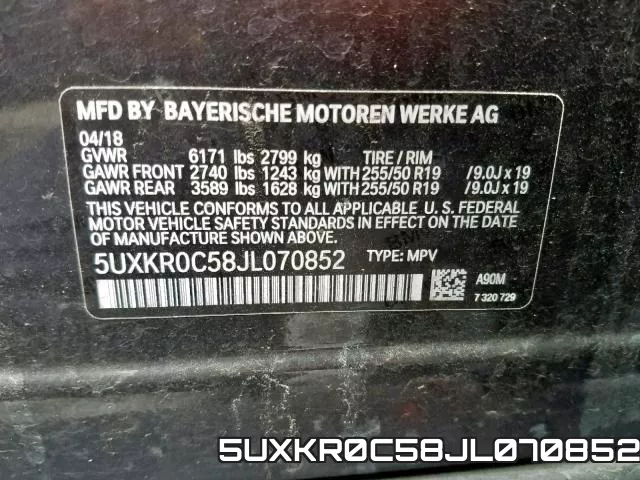 5UXKR0C58JL070852 фото 2