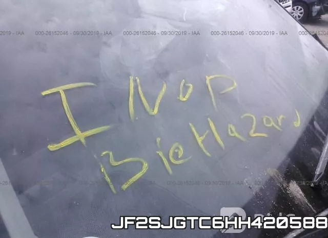 JF2SJGTC6HH420588 фото 8