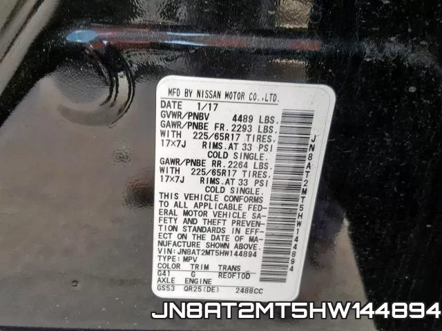JN8AT2MT5HW144894 фото 2