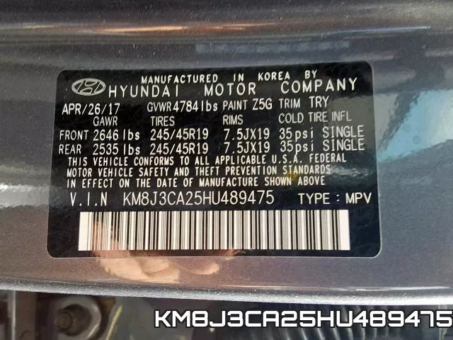 KM8J3CA25HU489475 фото 2
