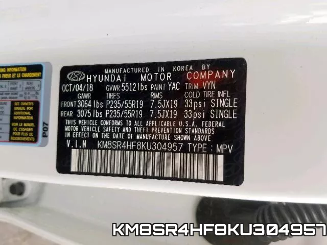 KM8SR4HF8KU304957 фото 2