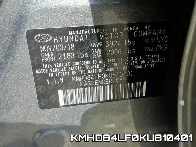 KMHD84LF0KU810401 фото 2