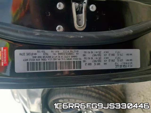 1C6RR6FG9JS330446 фото 2