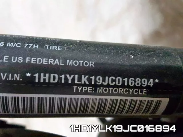 1HD1YLK19JC016894 фото 2