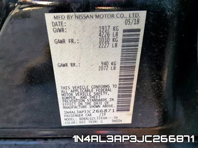 1N4AL3AP3JC266871 фото 2