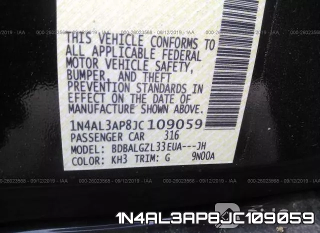 1N4AL3AP8JC109059 фото 10
