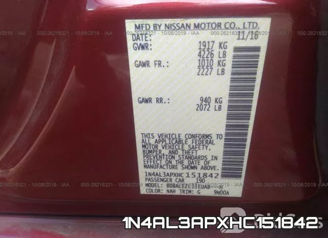 1N4AL3APXHC151842 фото 10