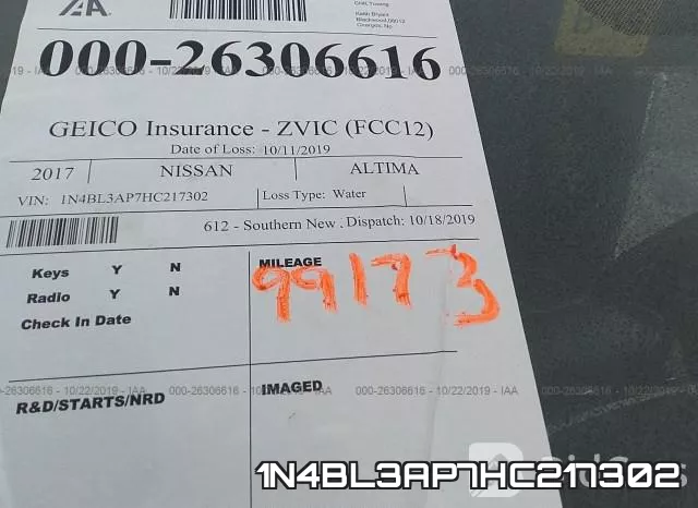 1N4BL3AP7HC217302 фото 8