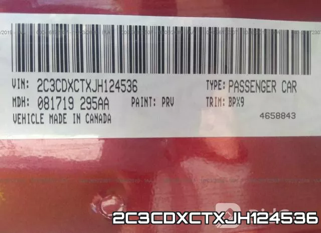 2C3CDXCTXJH124536 фото 10