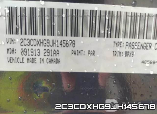 2C3CDXHG9JH145678 фото 10