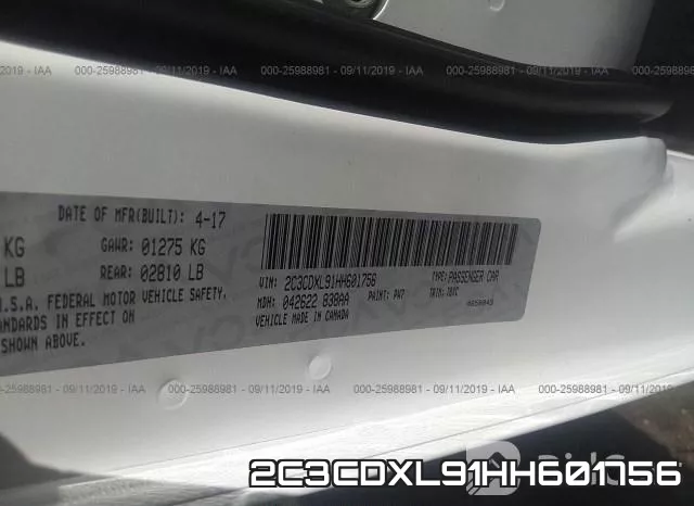 2C3CDXL91HH601756 фото 10