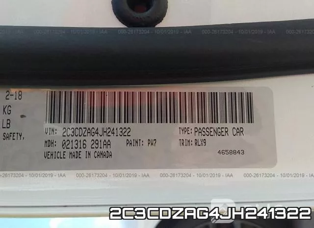 2C3CDZAG4JH241322 фото 10
