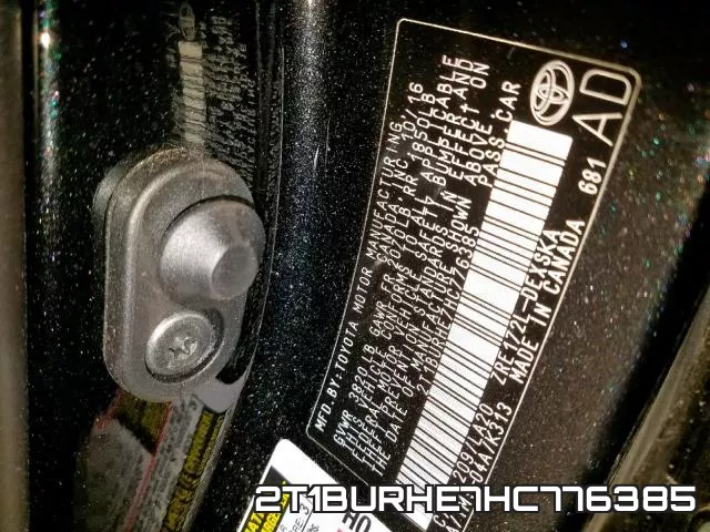 2T1BURHE7HC776385 фото 2