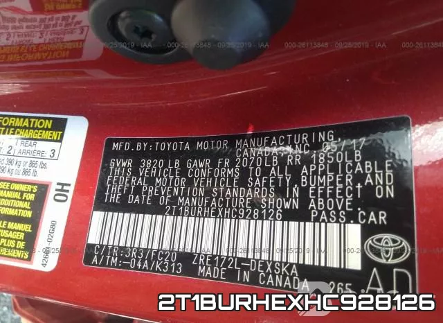 2T1BURHEXHC928126 фото 10
