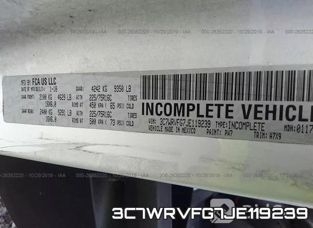 3C7WRVFG7JE119239 фото 10