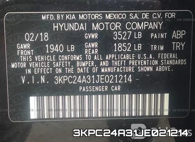 3KPC24A31JE021214 фото 10
