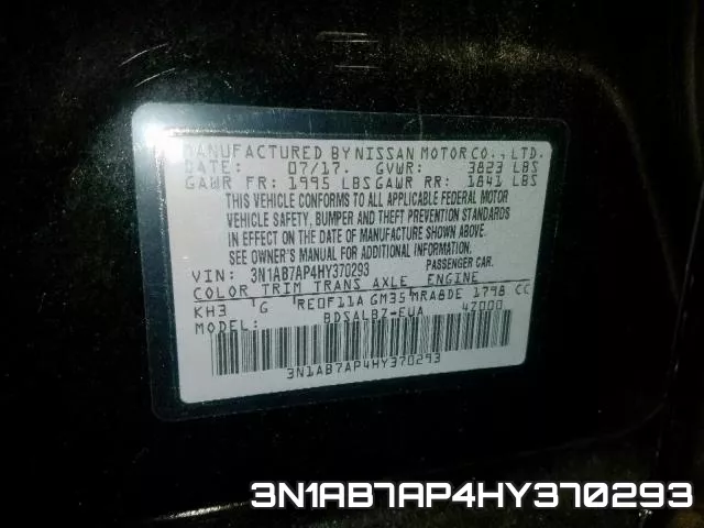 3N1AB7AP4HY370293 фото 2