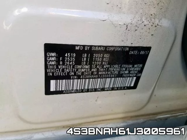4S3BNAH61J3005961 фото 2
