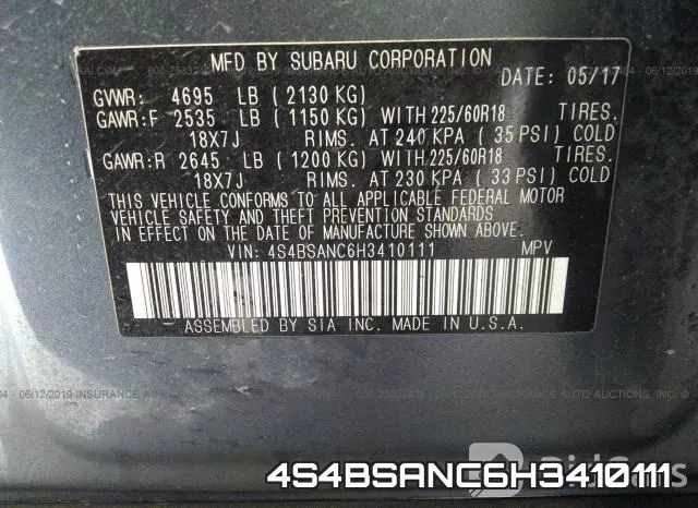 4S4BSANC6H3410111 фото 10
