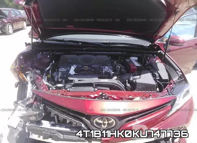 4T1B11HK0KU747736 фото 2