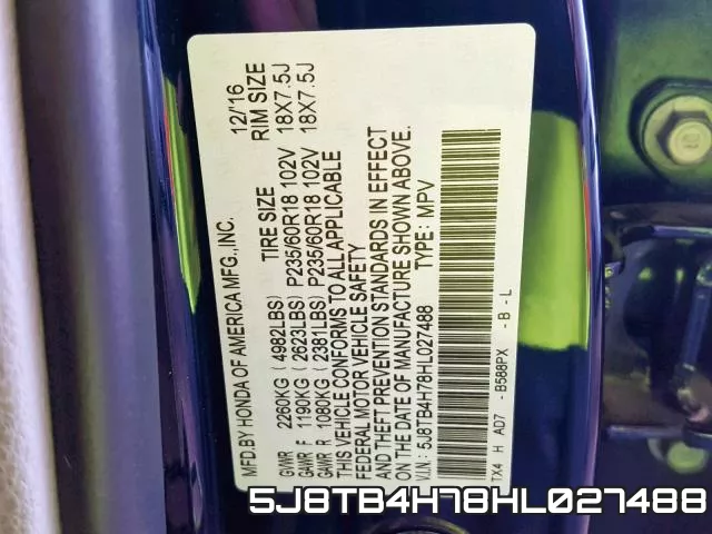 5J8TB4H78HL027488 фото 2