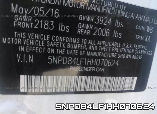 5NPD84LF1HH070624 фото 10