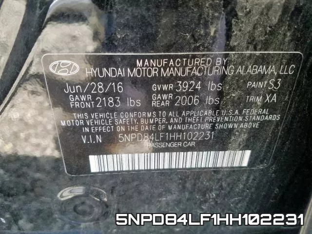 5NPD84LF1HH102231 фото 2