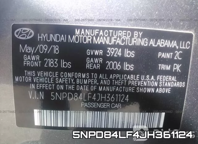 5NPD84LF4JH361124 фото 10