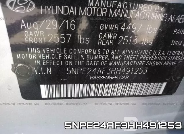 5NPE24AF3HH491253 фото 9