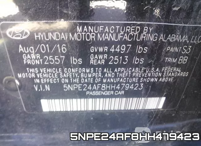 5NPE24AF8HH479423 фото 10