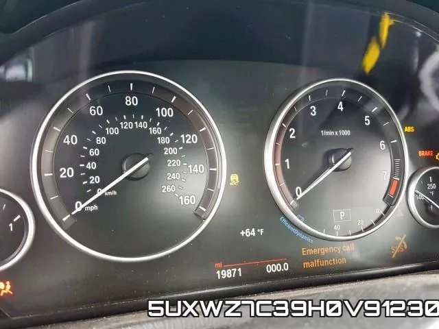 5UXWZ7C39H0V91230 фото 9