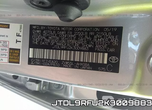 JTDL9RFU2K3009883 фото 10