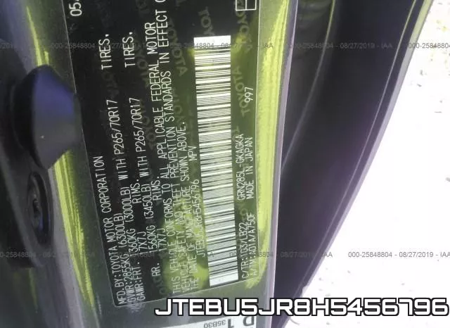 JTEBU5JR8H5456796 фото 9