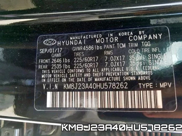 KM8J23A40HU578262 фото 2