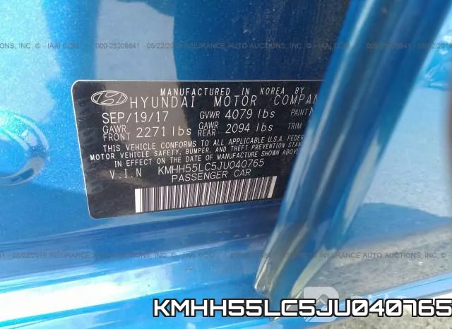 KMHH55LC5JU040765 фото 10