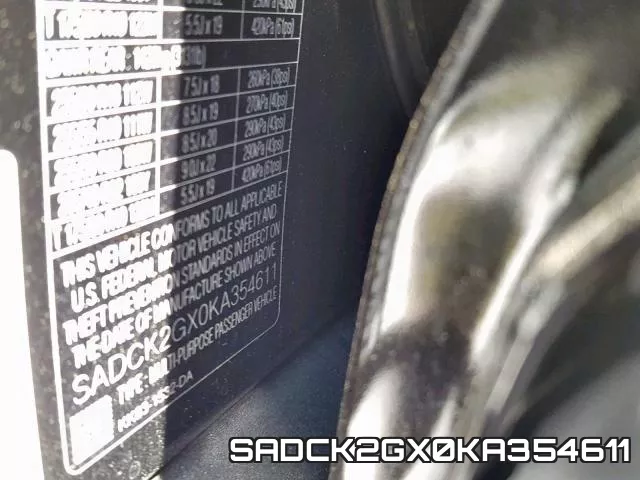 SADCK2GX0KA354611 фото 2