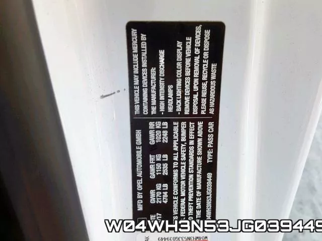 W04WH3N53JG039449 фото 2