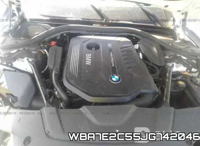 WBA7E2C55JG742046 фото 2