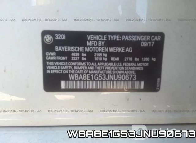 WBA8E1G53JNU90673 фото 10