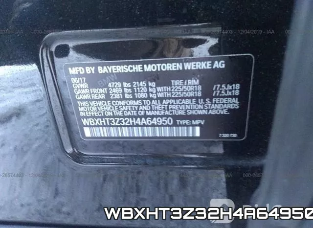 WBXHT3Z32H4A64950 фото 10