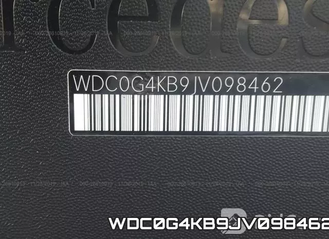 WDC0G4KB9JV098462 фото 10