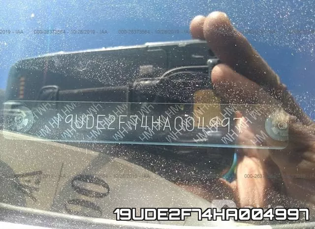 19UDE2F74HA004997 фото 9