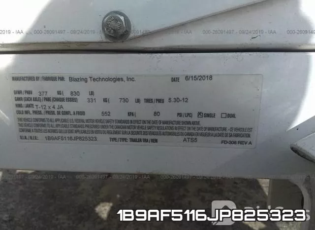 1B9AF5116JP825323 фото 10