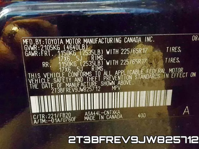 2T3BFREV9JW825712 фото 2