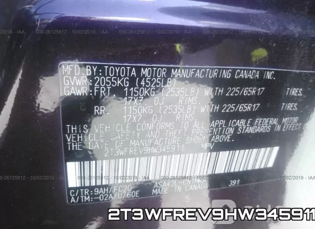 2T3WFREV9HW345911 фото 10