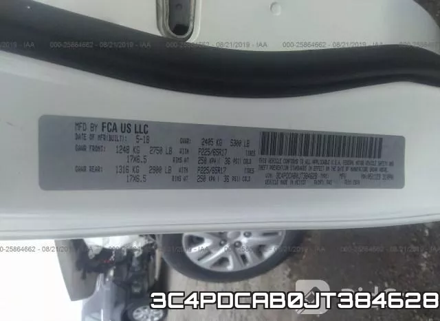 3C4PDCAB0JT384628 фото 10