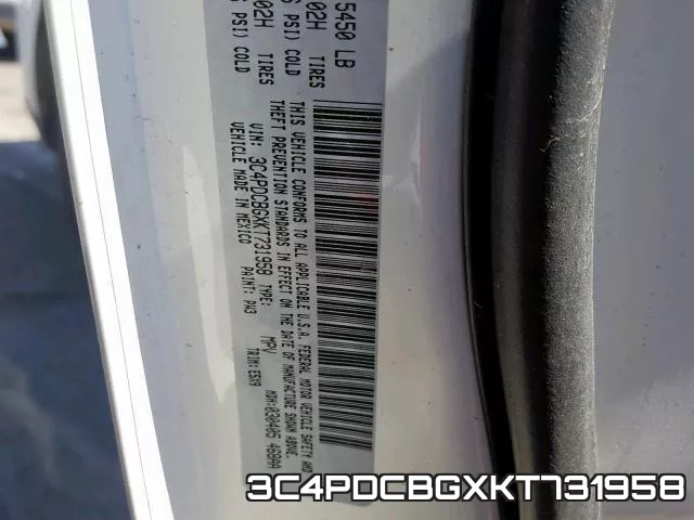 3C4PDCBGXKT731958 фото 2