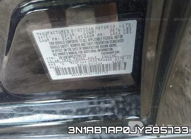 3N1AB7AP0JY285733 фото 10