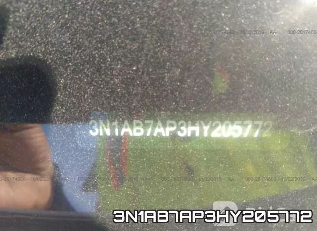 3N1AB7AP3HY205772 фото 10