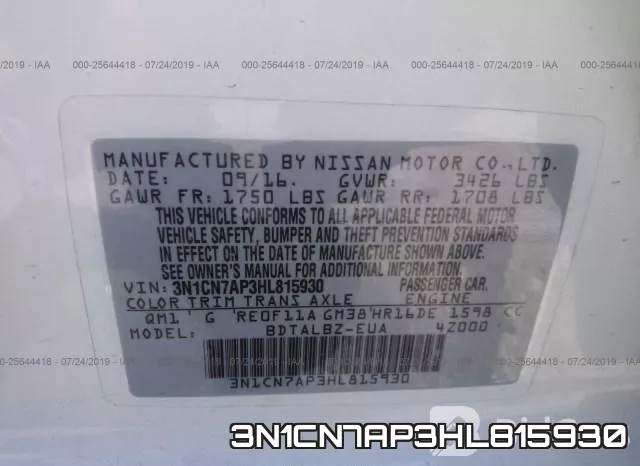 3N1CN7AP3HL815930 фото 10